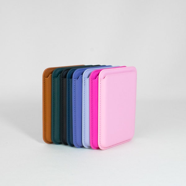 Personalised Magsafe Magnetic Card RFID Magsafe Wallet for iPhone 12, 13, 14 and 15 series **New Colours Added*