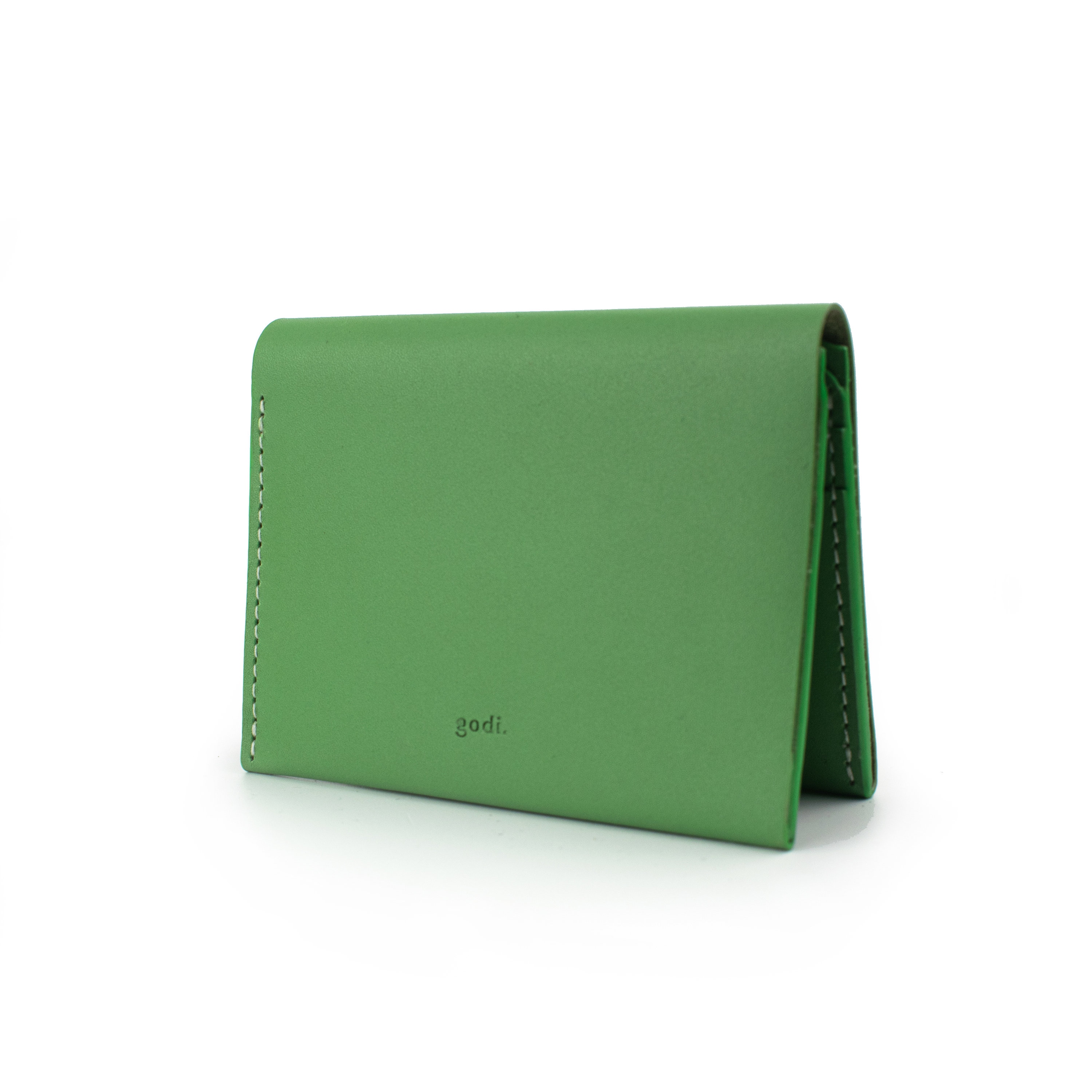 Personalised Handmade Sea Green Large Wallet in Soft Luxury 