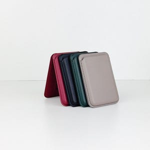Cartera con soporte para tarjetas magnéticas Magsafe para iPhone 12, 13, 14, 15 y 16