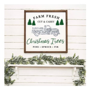 Farm Fresh Christmas Trees SVG JPEG PNG