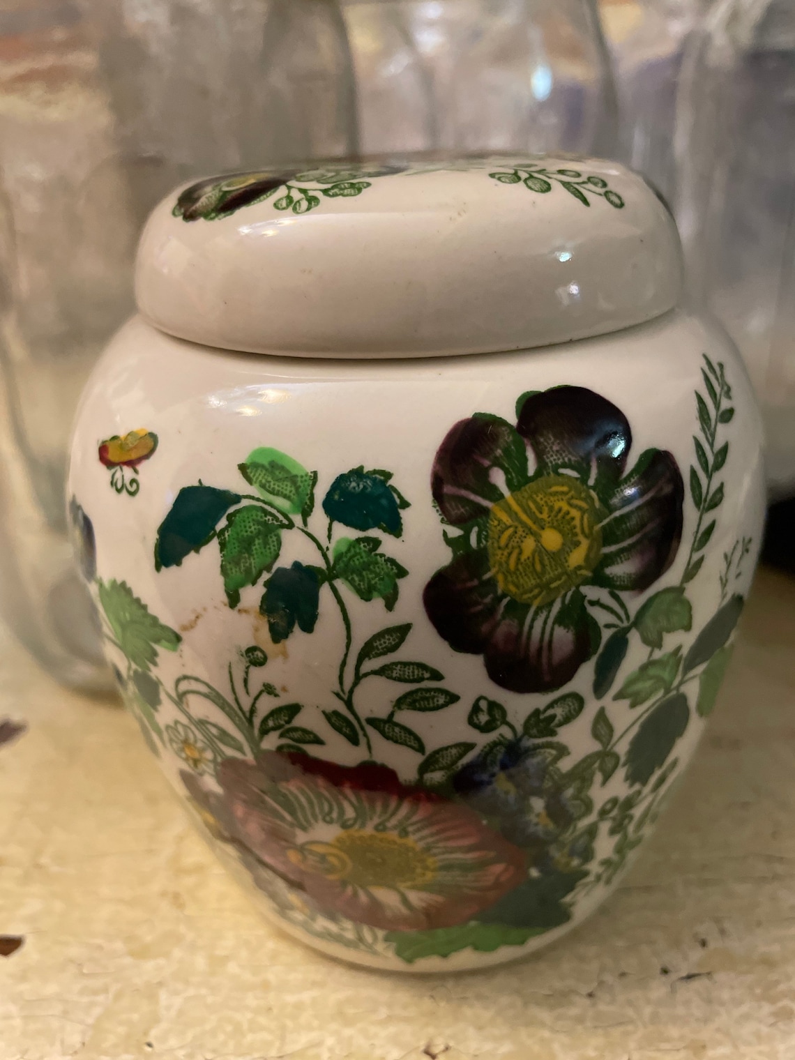 Mason's patent Ironstone ginger jar Etsy