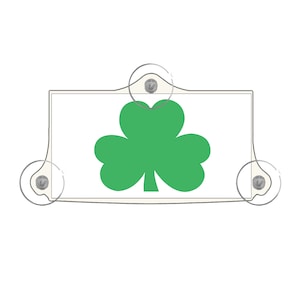 Shamrock EZ- Pass Holder - Toll Pass Holder Shamrock design - Shamrock for amall I-Pass/ EZ- Pass