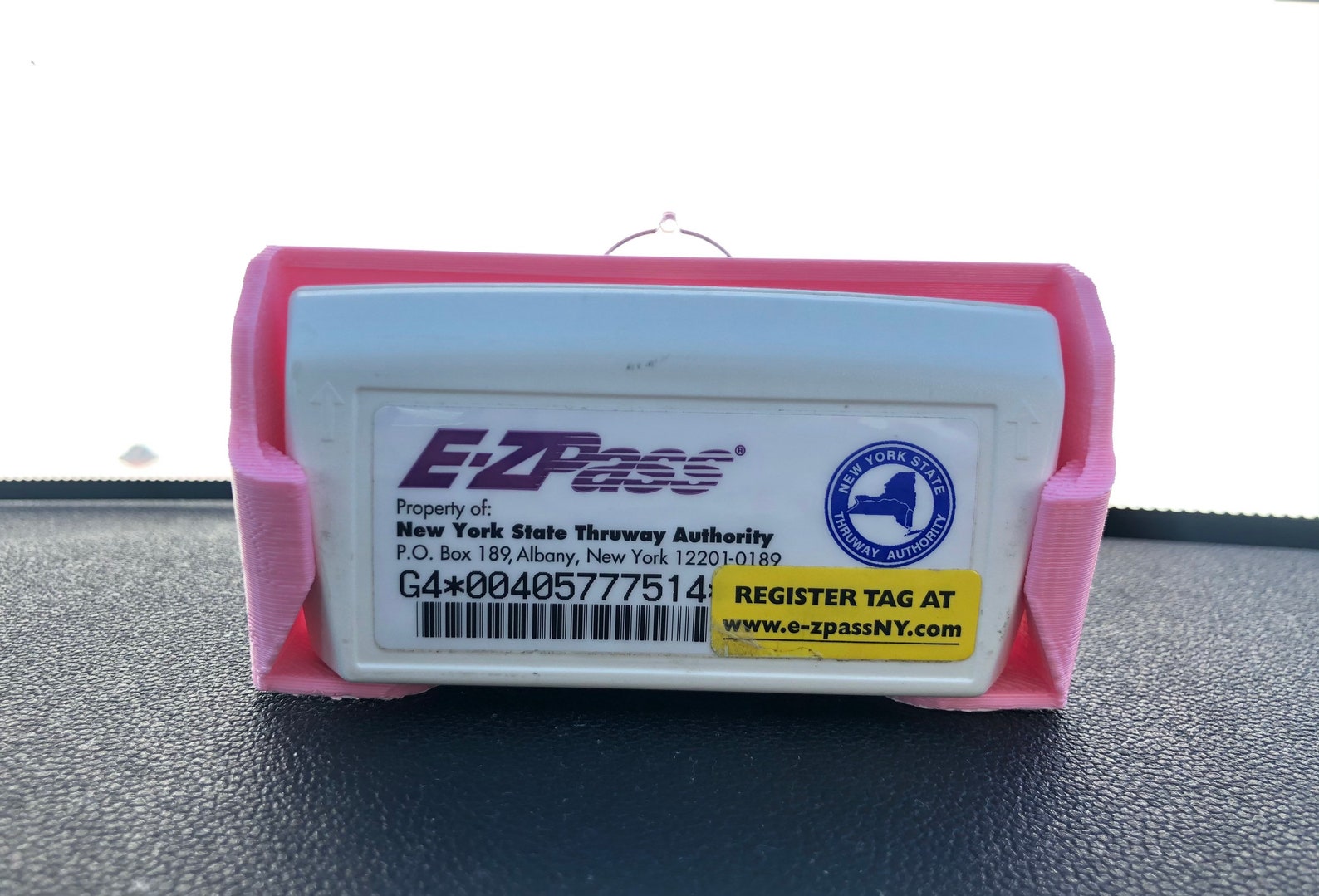 Pink EZ Pass Holder Toll Pass Holder for Small Ez Pass I Pass Etsy