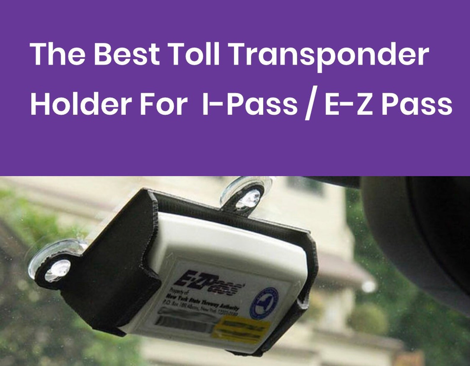 Toll Transponder Holder EZ Pass Holder for Small and New EZ Etsy