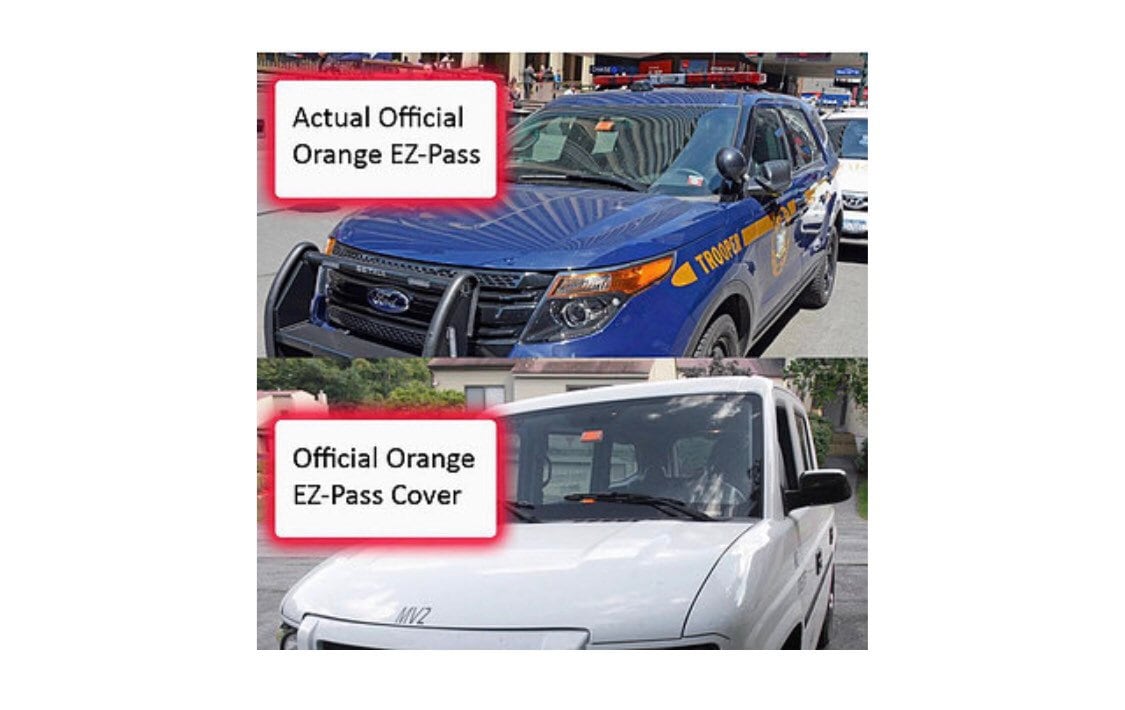 Official Orange Ezpass Cover for Small EZ Pass Etsy