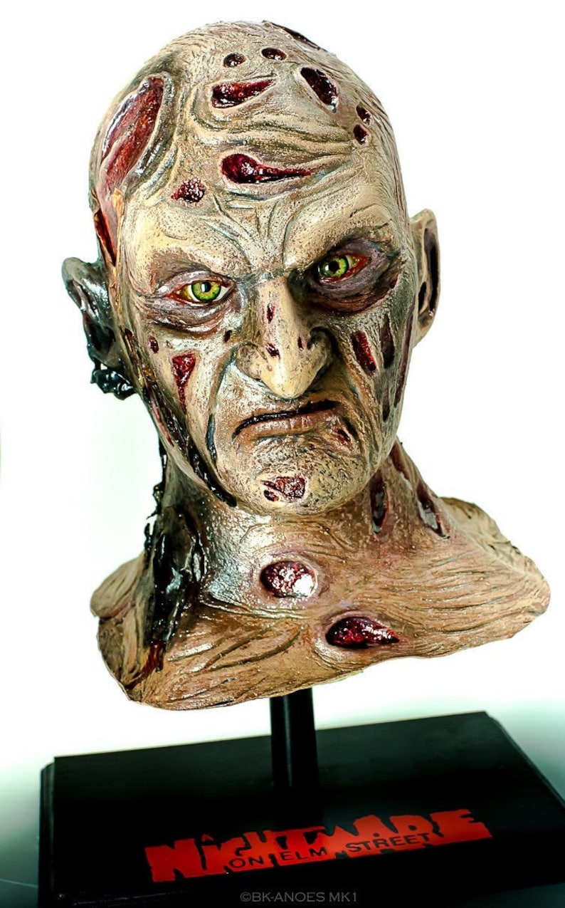 Freddy Krueger Mask Foam Filled Latex Mask A Nightmare On Etsy