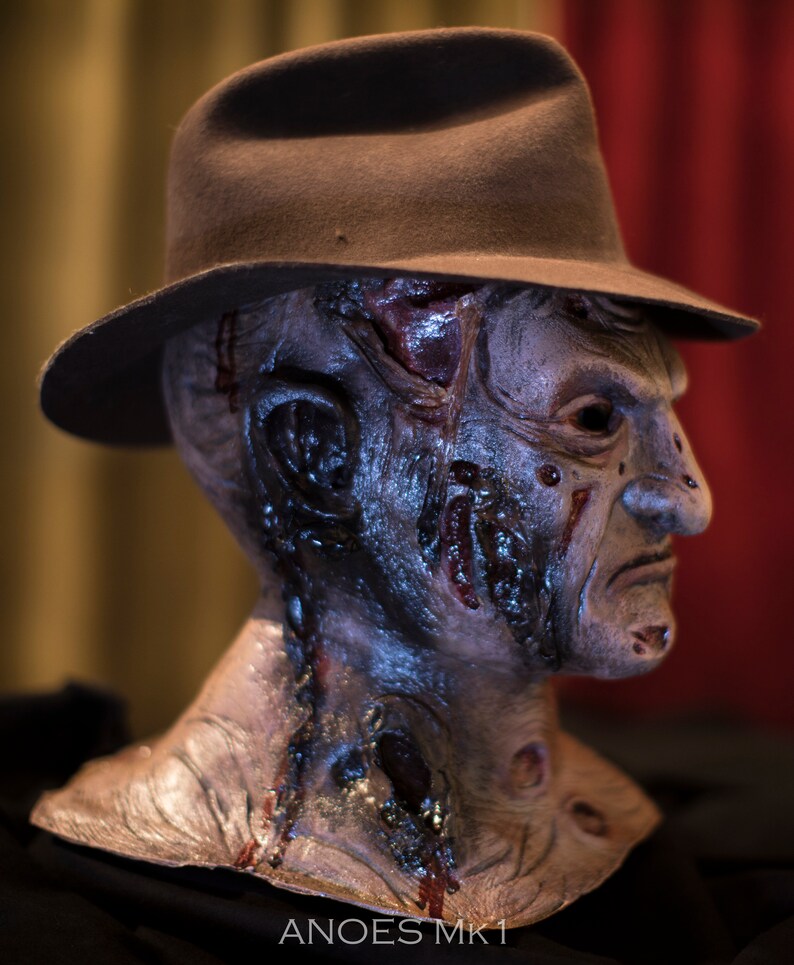 Freddy Krueger Mask Latex A Nightmare On Elm Street Etsy