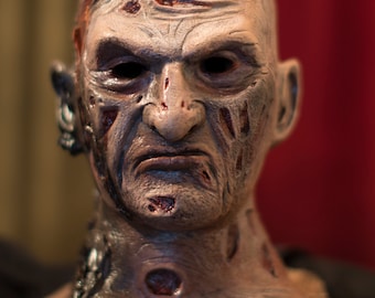 Freddy Krueger Mask (Latex) , A Nightmare On Elm Street , Halloween , Horror, Movie Prop,  Classic Horror,
