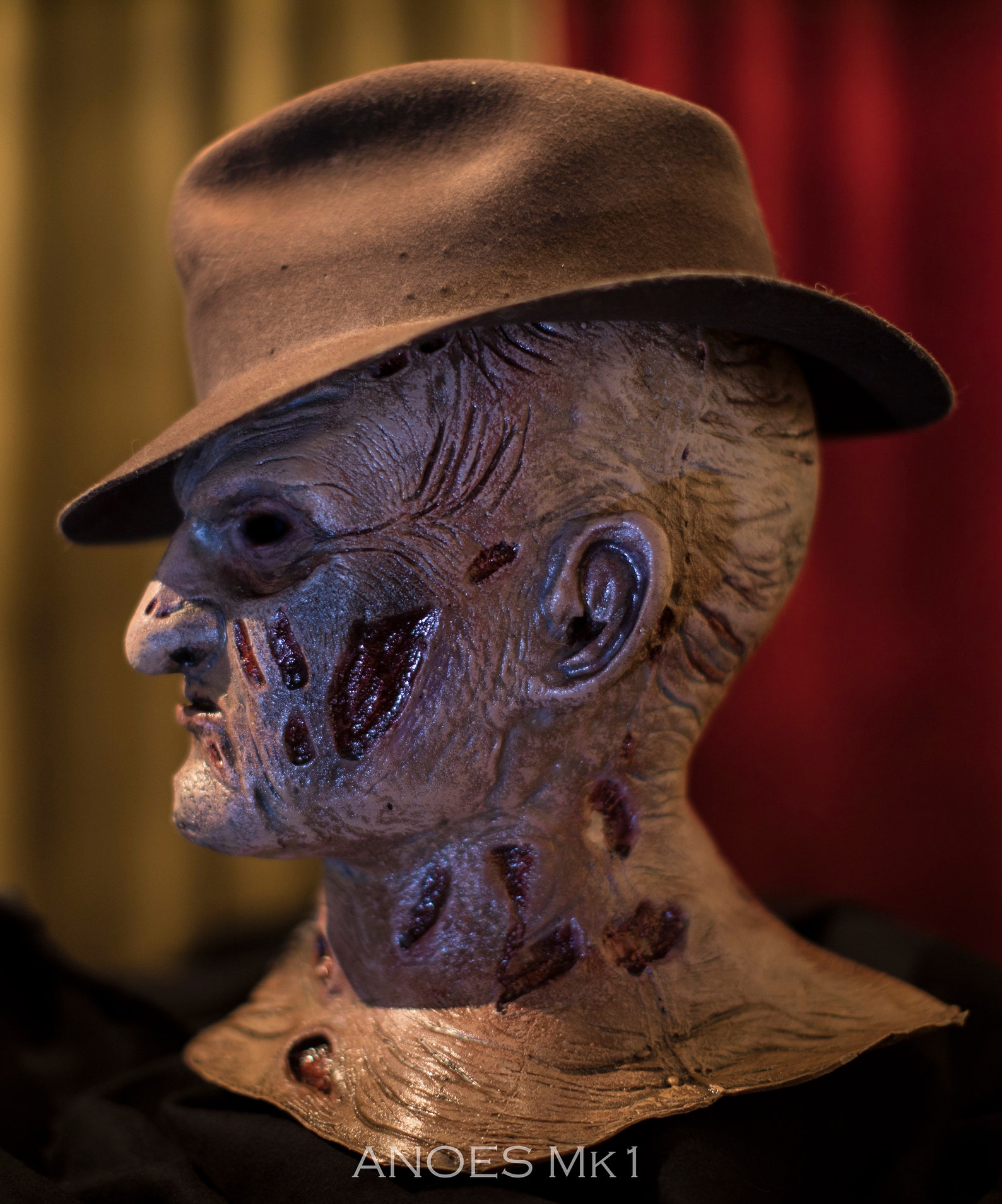 Freddy Krueger Mask Latex A Nightmare On Elm Street Etsy