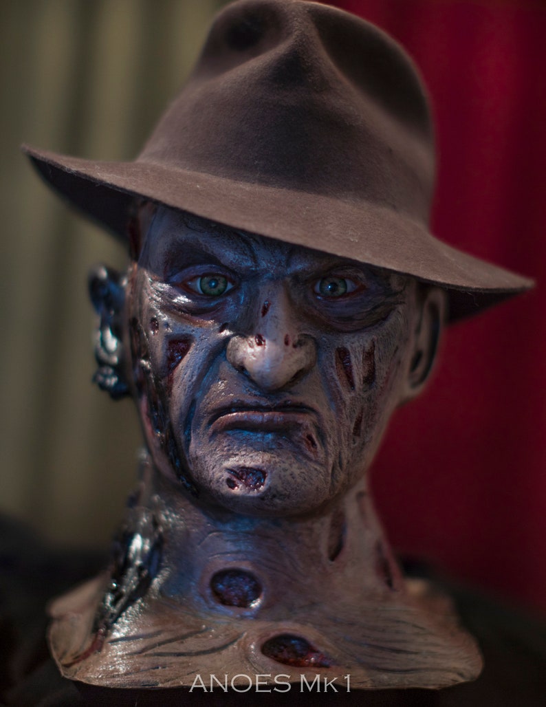 Freddy Krueger Mask Foam Filled Latex Mask A Nightmare On Etsy