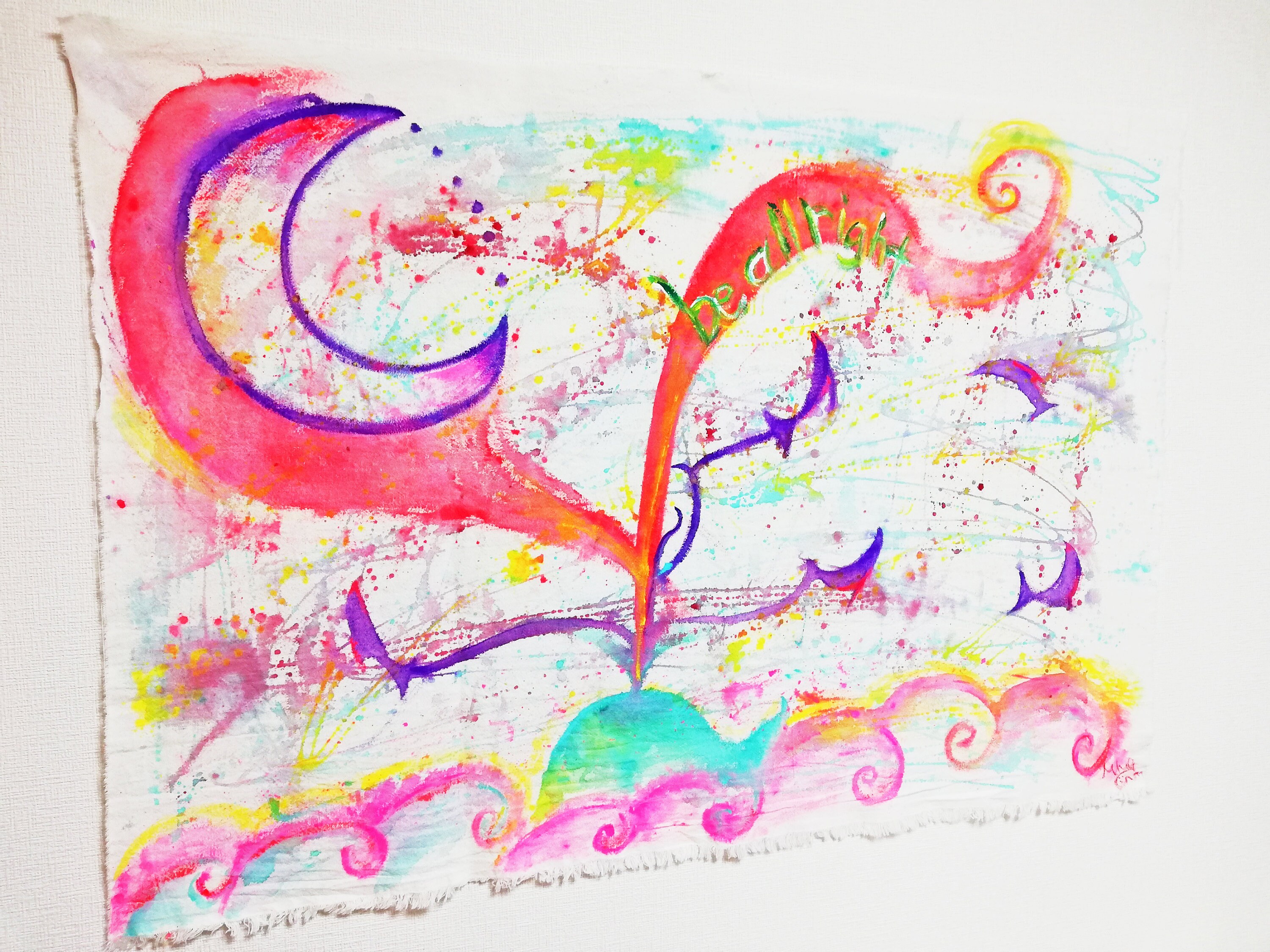 Miharu Chan Kawaii Jp Tapestory Tapestry Pop Colorful Interior Etsy