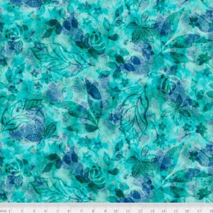 108&quot; Botanics - Light Teal