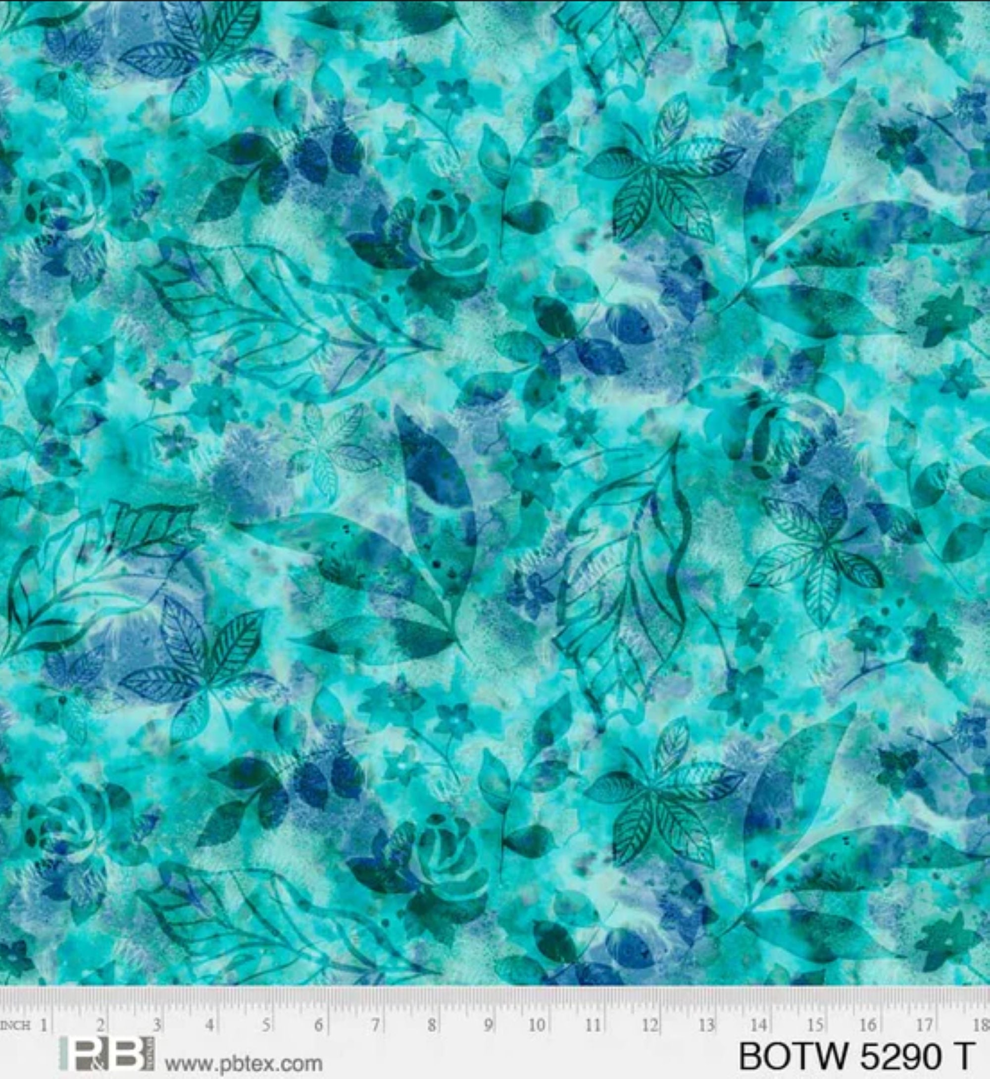 108" Botanics - Light Teal