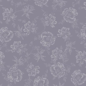 108" Shadow Flower - Smoke Grey