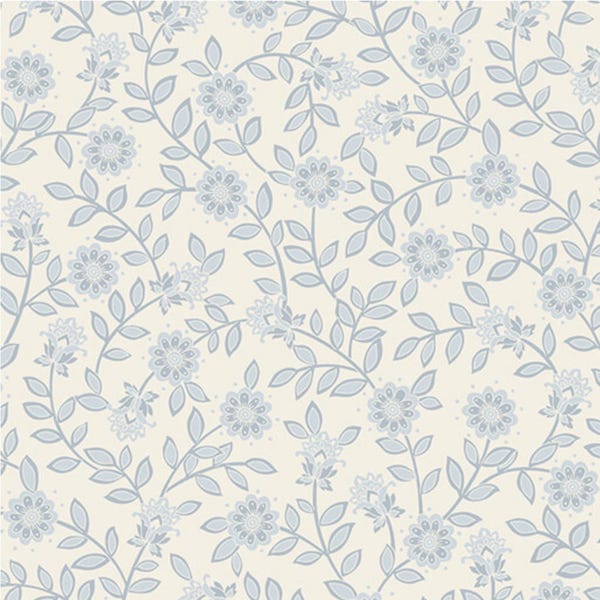 108" Campo Floral - Mezclilla