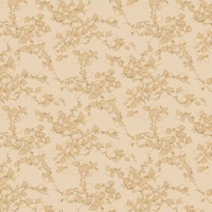 108&quot; Tranquil Flannel III Leaves & Vines - Beige