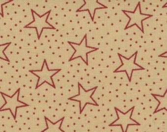 108" Patriotic Antique Star Dot - Red