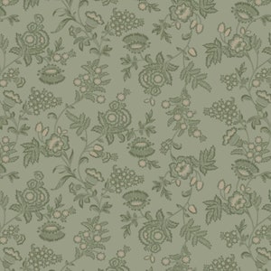108" Cottage Linens - Sage Floral