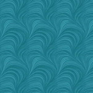 108 Flannel Wave - Turquoise
