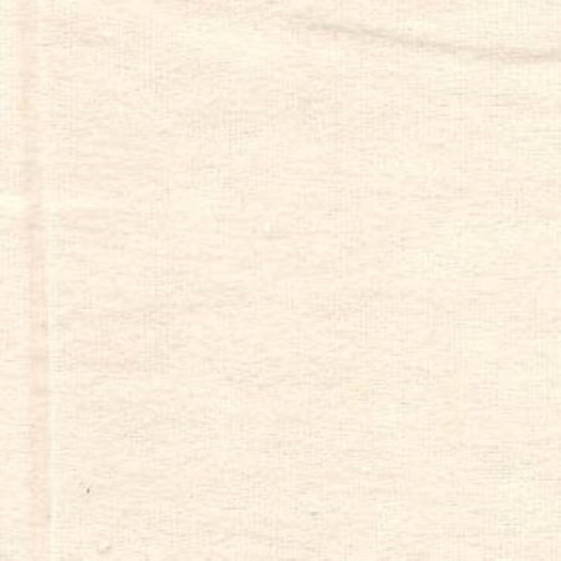 May include: A close-up of a plain, off-white fabric with a subtle texture. The fabric has a slightly rough, linen-like feel.