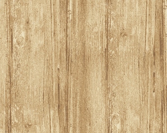 108" Flannel Washed Wood - Natural