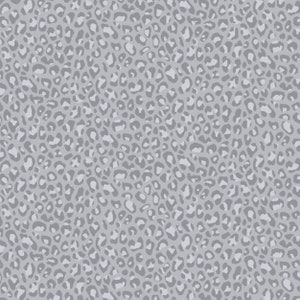 108&quot; Tranquil Flannel II - Skin Print Light Gray