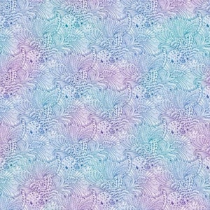 108" Peacock Flourish - Lilac