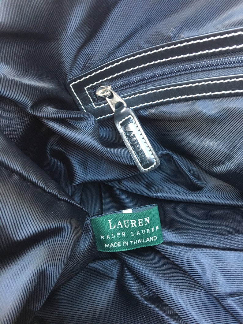 Vintage Ralph Lauren Monogram Duffle Bag | Etsy