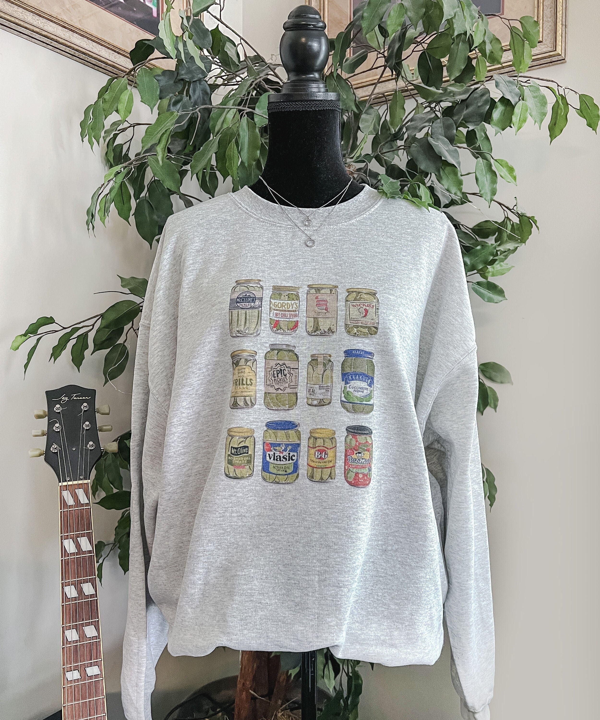 Men's Hip Hop Fleece Crewneck Sweatshirt - Urban Streetwear Pullover, Soft & Warm