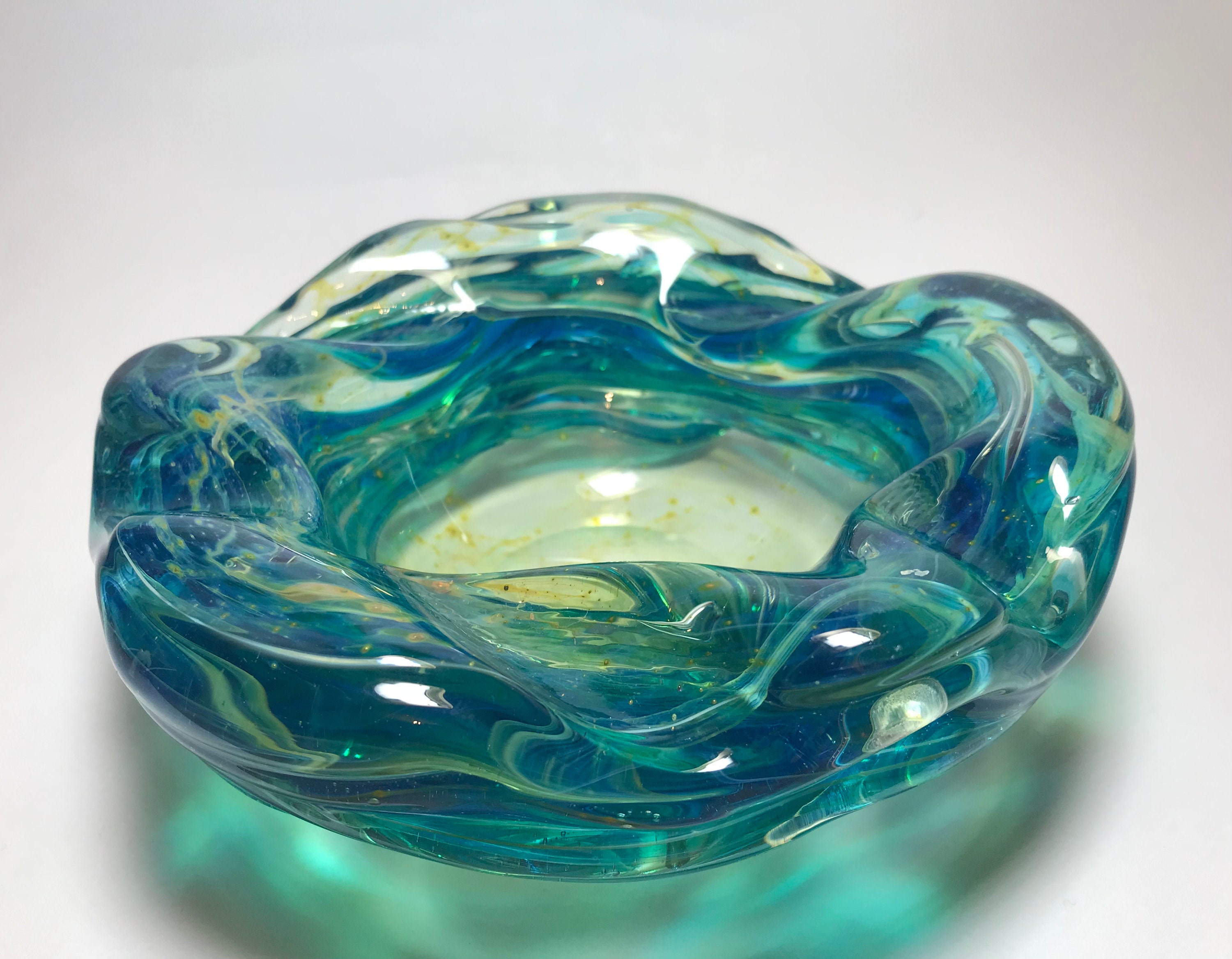 A Rare and Stunning Mid-century Mdina (maltese) Art Glass