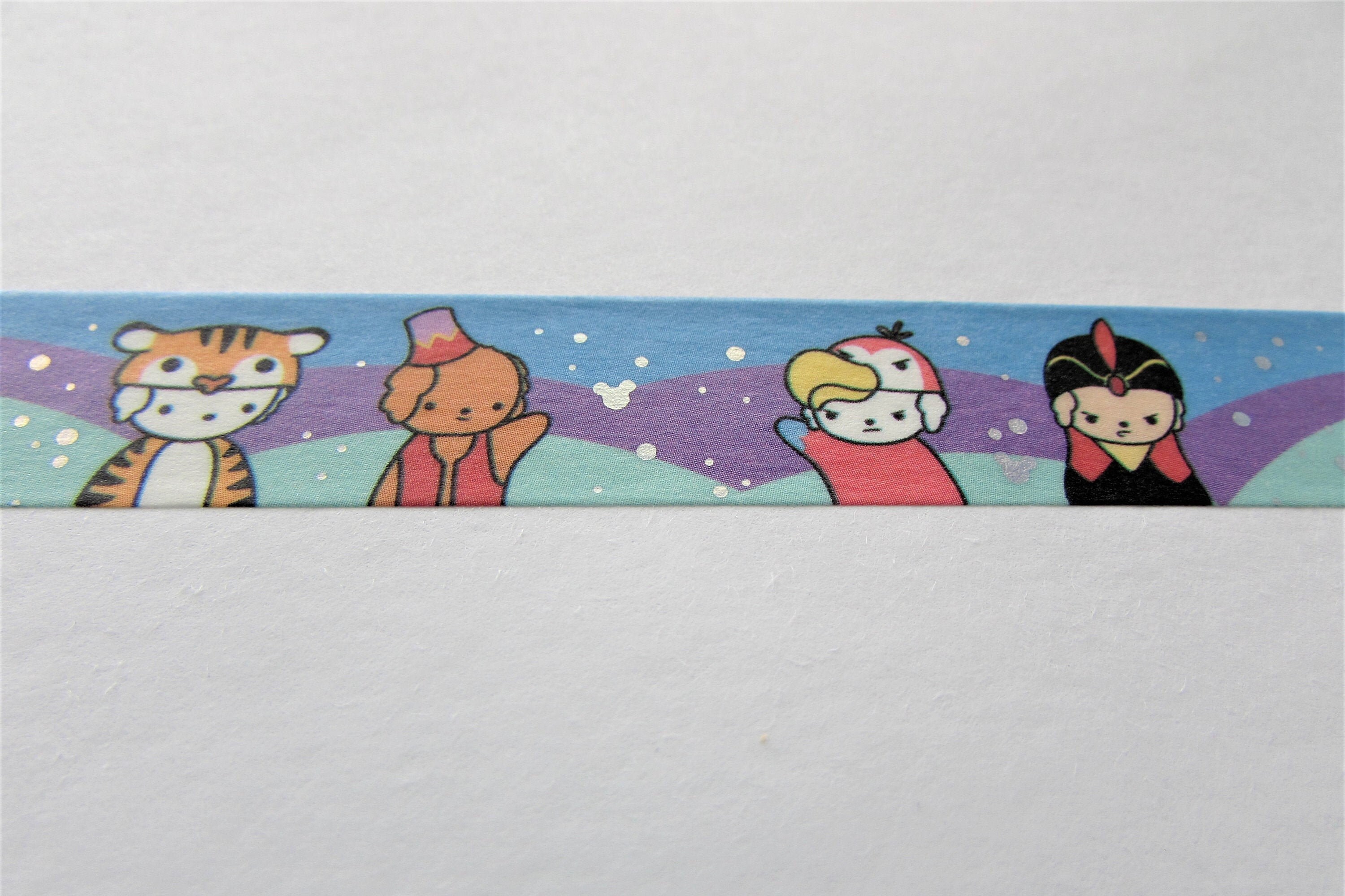 Washi Tape Sample Cute Disney Characters Washi Sweet Bean Etsy