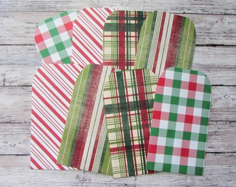 Christmas Gift Card Holder - Christmas Gift Card Envelope - Gift Card Holder - Gift Card Envelope - Mini Envelope - Money Envelope - 8 PC