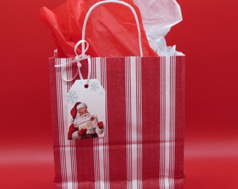 Christmas Gift Bag - Holiday Gift Bag - Paper Gift Bag - Gift Bag Kit - Shopping Bag - Christmas Gifting - Christmas Bag - Decoration