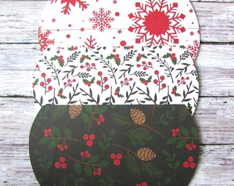 Christmas Gift Card Holder - Christmas Pillow Box - Christmas Gift Card Envelope - Gift Card Holder - Gift Card Envelope - 3 PCS