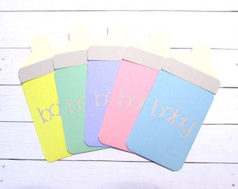 Baby Gift Card Holder - Baby Boy - Baby Girl - Baby Bottle Gift Card Holder - New Baby - Baby Shower Gift - Gift Card Holder - Baby Shower