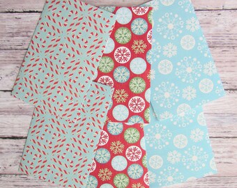 Christmas Gift Card Holder - Christmas Gift Card Envelope - Gift Card Holder - Gift Card Envelope - 6 PCS - Christmas Patterns