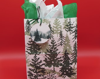 Christmas Gift Bag - Holiday Gift Bag - Paper Gift Bag - Gift Bag Kit - Shopping Bag - Christmas Gifting - Christmas Bag - Decoration