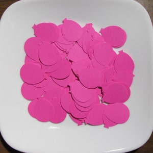 Pink Balloon Paper Confetti 100 CT. - Table Confetti - Die Cut Party Decor - Birthday Party - Gender Reveal - Wedding - Baby Shower