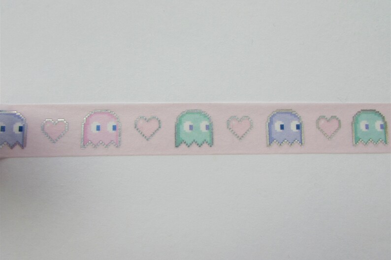 Washi Tape Sample 15 mm Pumpkin Halloween Cute Washi Tape Simply Gilded Foil Washi Tape 24 length Ghosts Bats