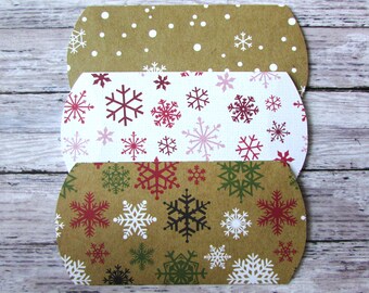 Christmas Gift Card Holder - Christmas Pillow Box - Christmas Gift Card Envelope - Gift Card Holder - Gift Card Envelope - 3 PCS