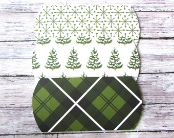 Christmas Gift Card Holder - Christmas Pillow Box - Christmas Gift Card Envelope - Gift Card Holder - Gift Card Envelope - 3 PCS