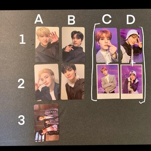 Stray Kids offizielle Fotokarten (Rockstar-Maxident-Ordinary-Etc)