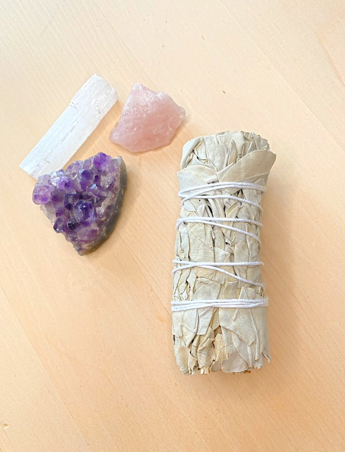 Cleansing Sage With Instructions and Cleansing Mantra/ Home or Etsy