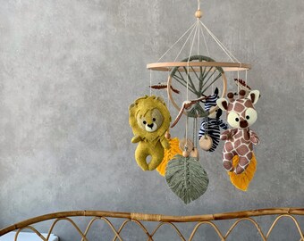 Zebra Baby Mobile Etsy