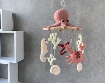 Red 74764 Octopus Baby Mobile Kathe Kruse Red 74764 Octopus Baby Mobile Kathe Kruse
