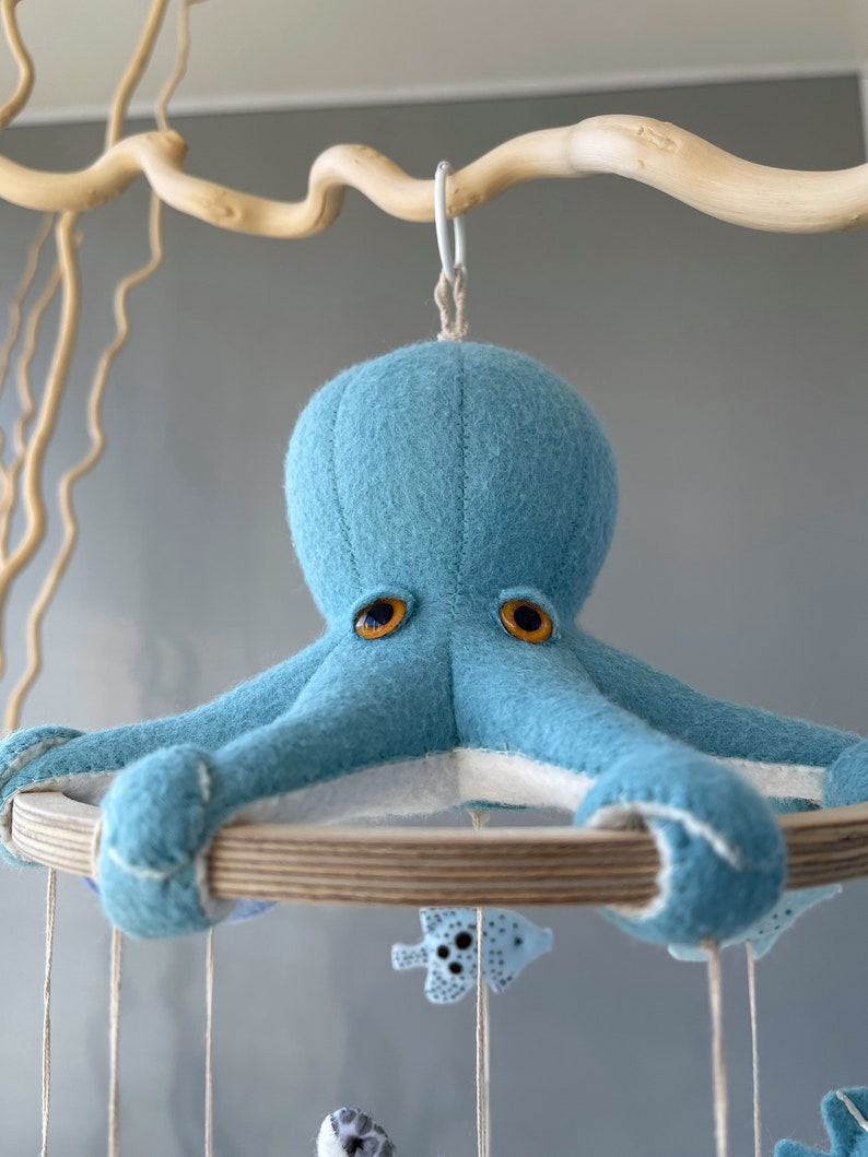 Baby Crib Mobile Nautical Nursery Decor Ocean Baby Mobile Etsy