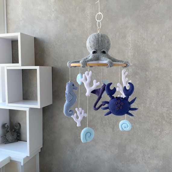 octopus baby mobile