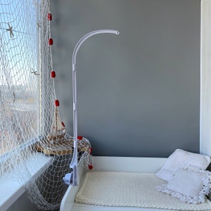 Crib Mobile Arm: Plastic Baby Mobile Hanger, Nursery Accessories