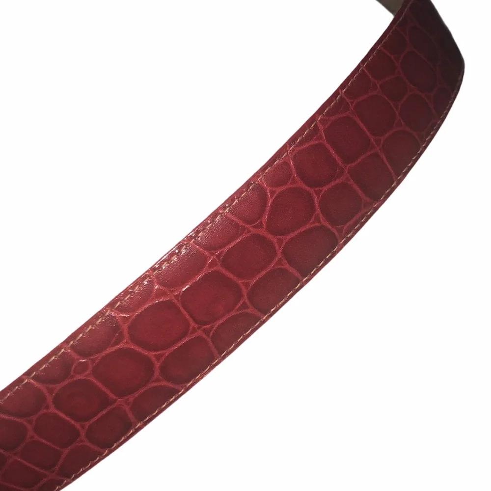 Cipriani Aligator Calfskin Red Belt Size 28 - Etsy display picture 2