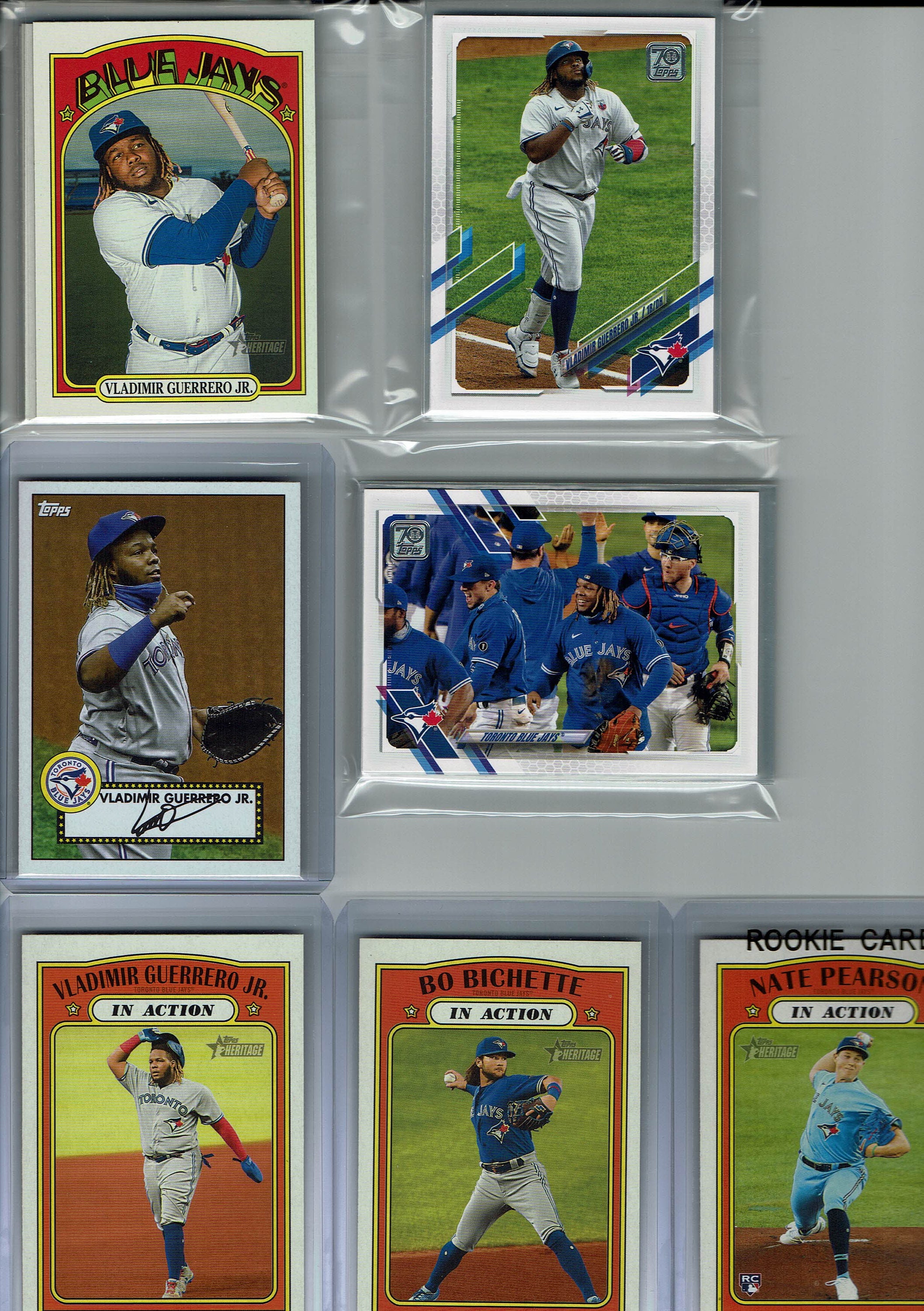 2021 Topps Heritage Baseball Toronto Blue Jays Team Set 10 Etsy